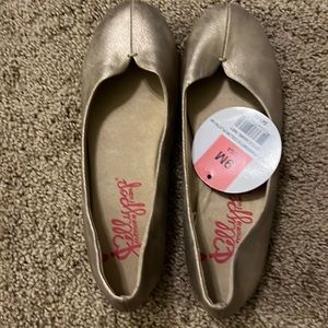 Soft Metallic Comfort Flats